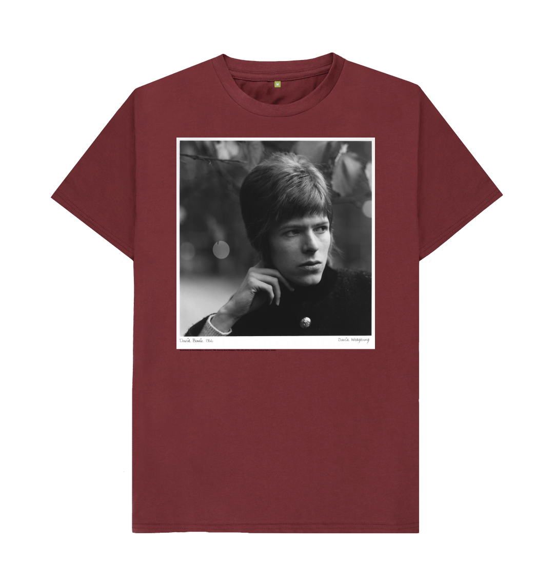 Red wine printed t shirt front