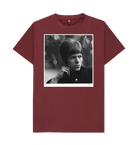 Red Wine Printed T-shirt Front