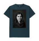 Denim Blue Printed T-shirt Front