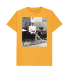 Mustard Printed T-shirt Front