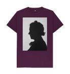 Purple Printed T-shirt Front