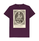 Purple Printed T-shirt Front