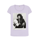 Violet Printed T-shirt Front