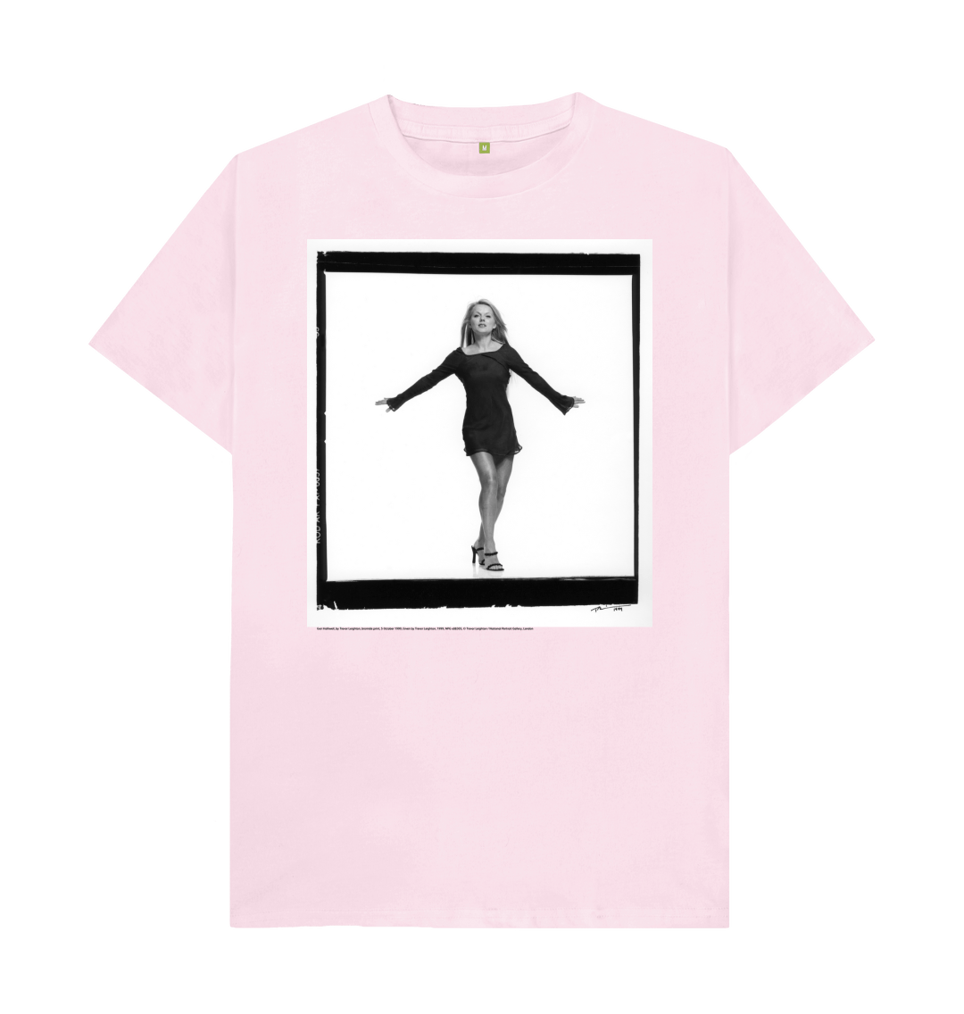Pink printed t shirt front