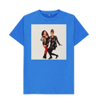 Bright Blue Printed T-shirt Front