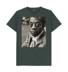 Dark Grey Printed T-shirt Front