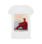 White Printed T-shirt Front