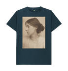 Denim Blue Printed T-shirt Front