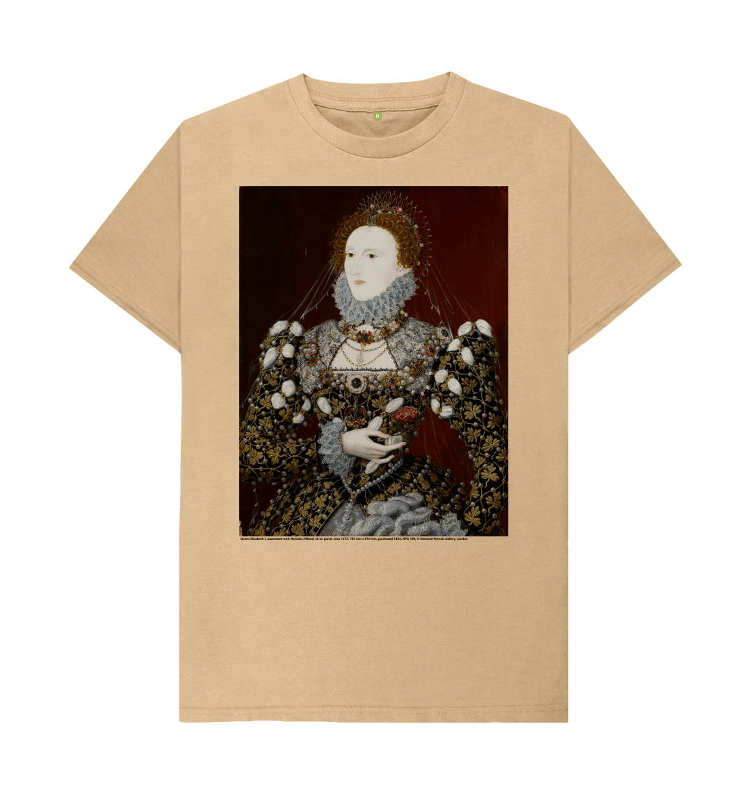Sand printed t shirt front