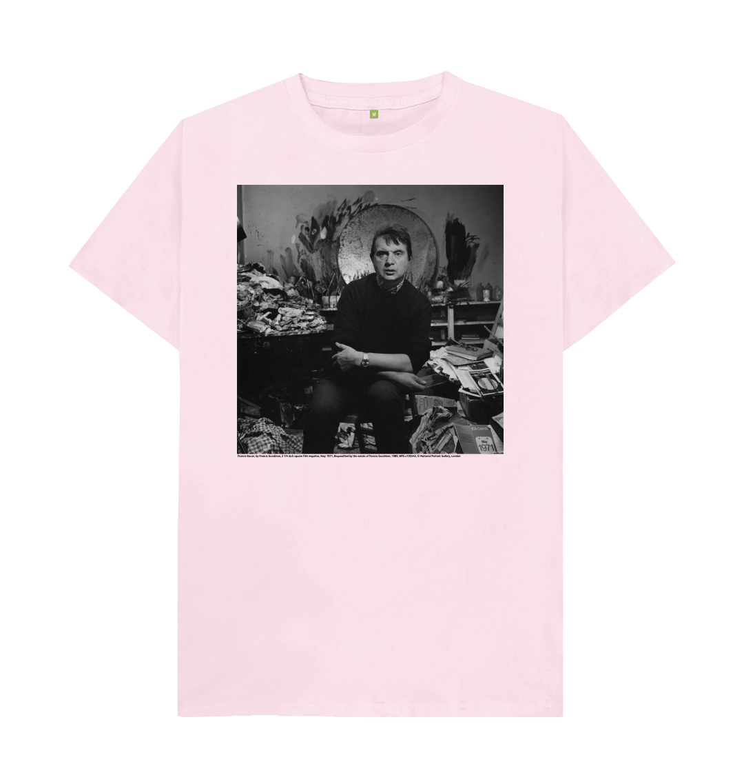 Pink printed t shirt front