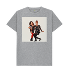 Athletic Grey Printed T-shirt Front