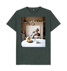 Dark Grey Printed T-shirt Front