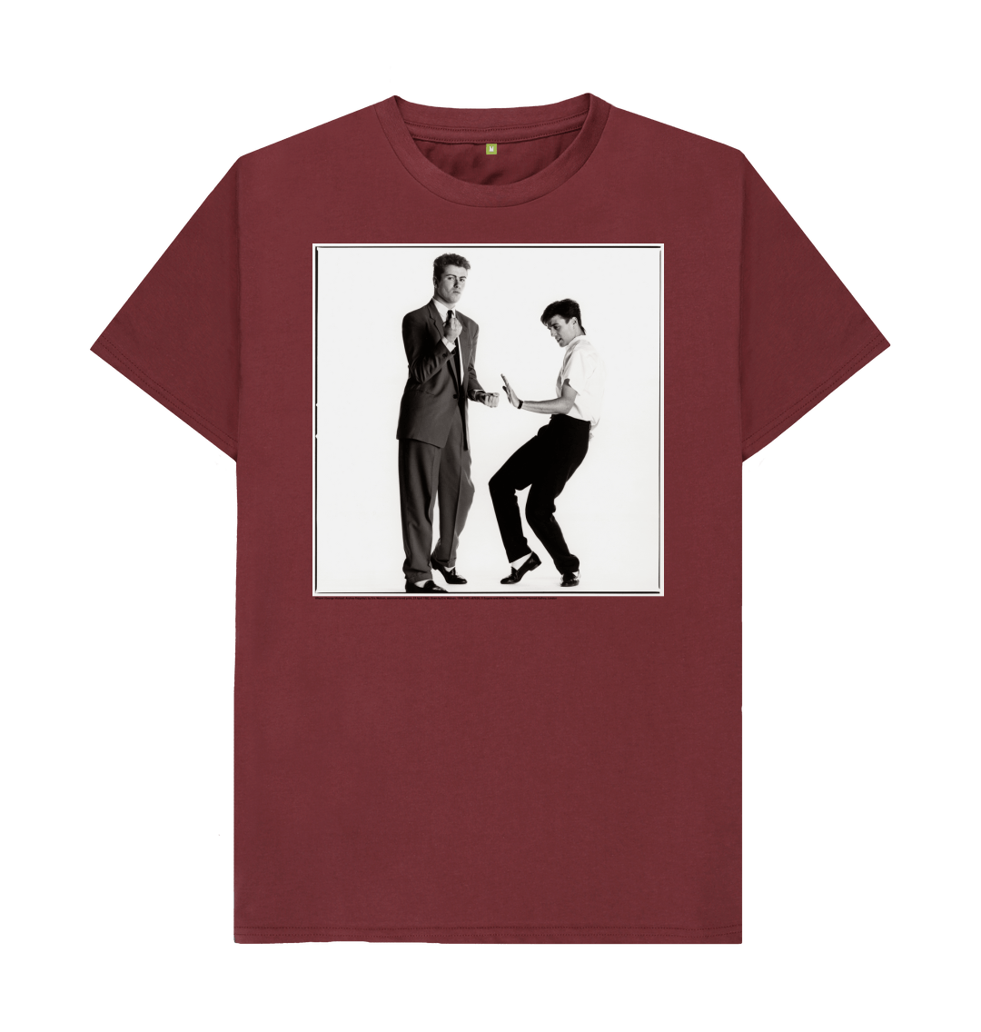 Red wine printed t shirt front