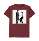 Red Wine Printed T-shirt Front