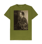 Moss Green Printed T-shirt Front