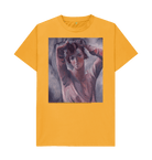 Mustard Printed T-shirt Front