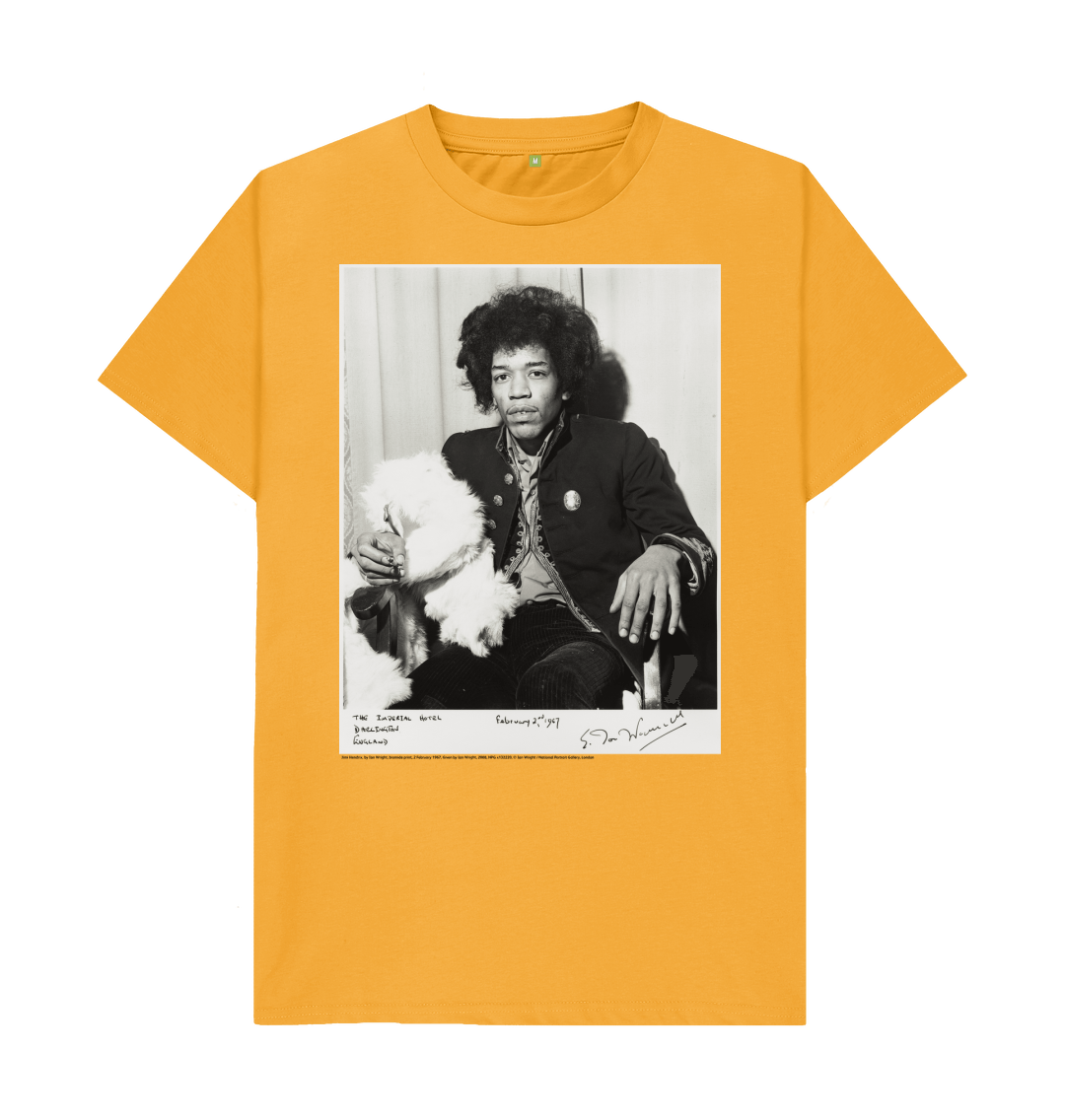 Mustard printed t shirt front