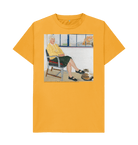 Mustard Printed T-shirt Front