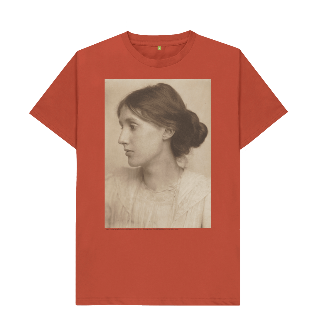 Rust printed t shirt front