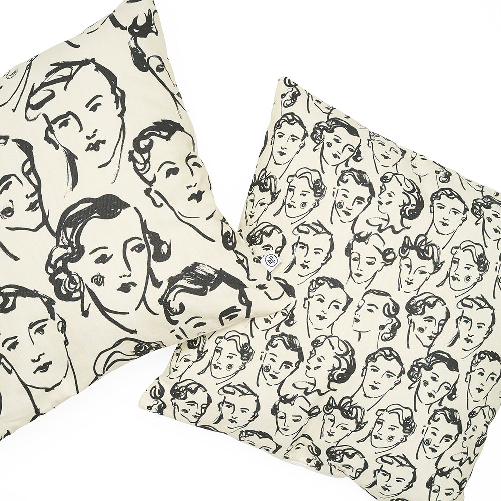 Luke edward hall faces cushions