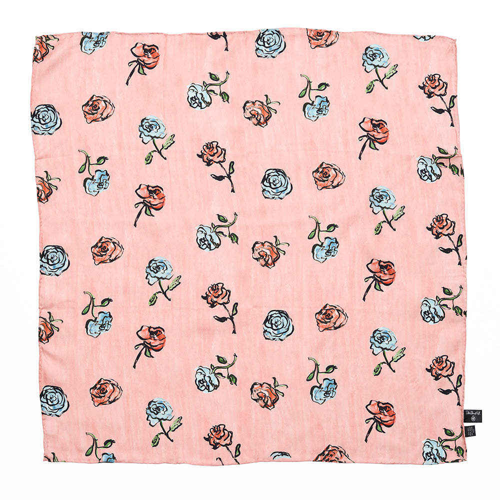 Luke edward hall pink roses neckerchief