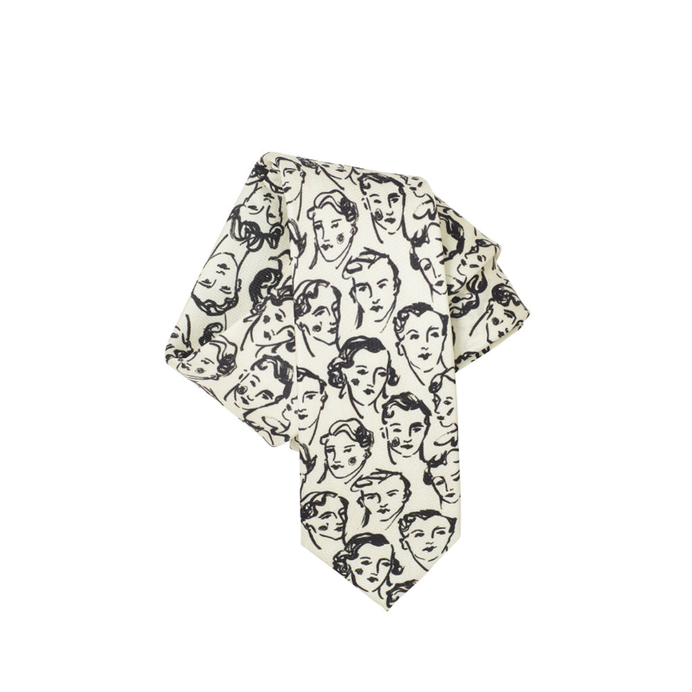 Luke edward hall silk tie faces styled