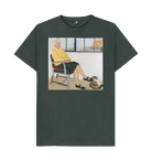 Dark Grey Printed T-shirt Front