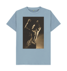 Stone Blue Printed T-shirt Front