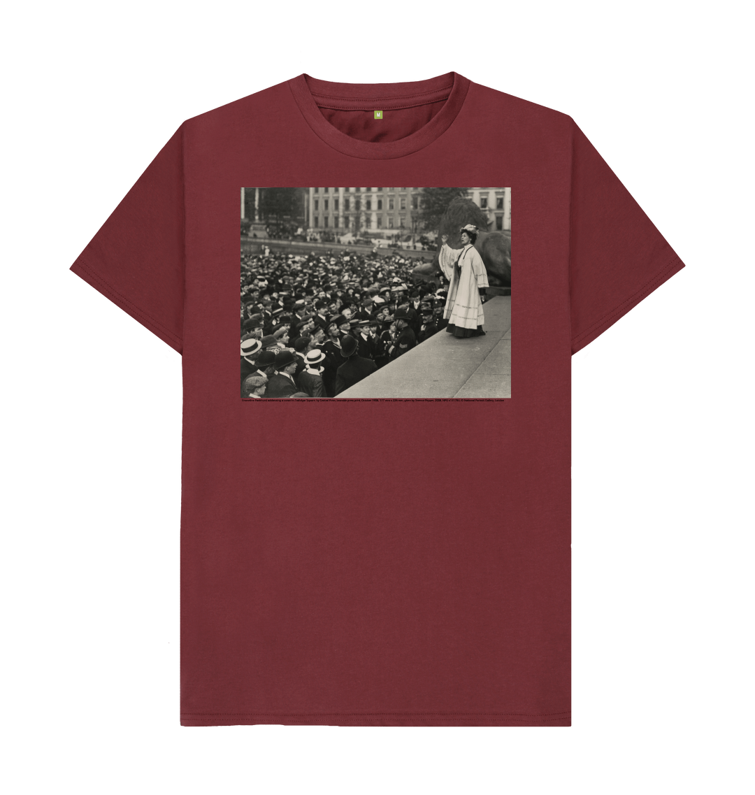 Red wine printed t shirt front