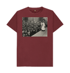 Red Wine Printed T-shirt Front