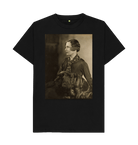 Black Printed T-shirt Front