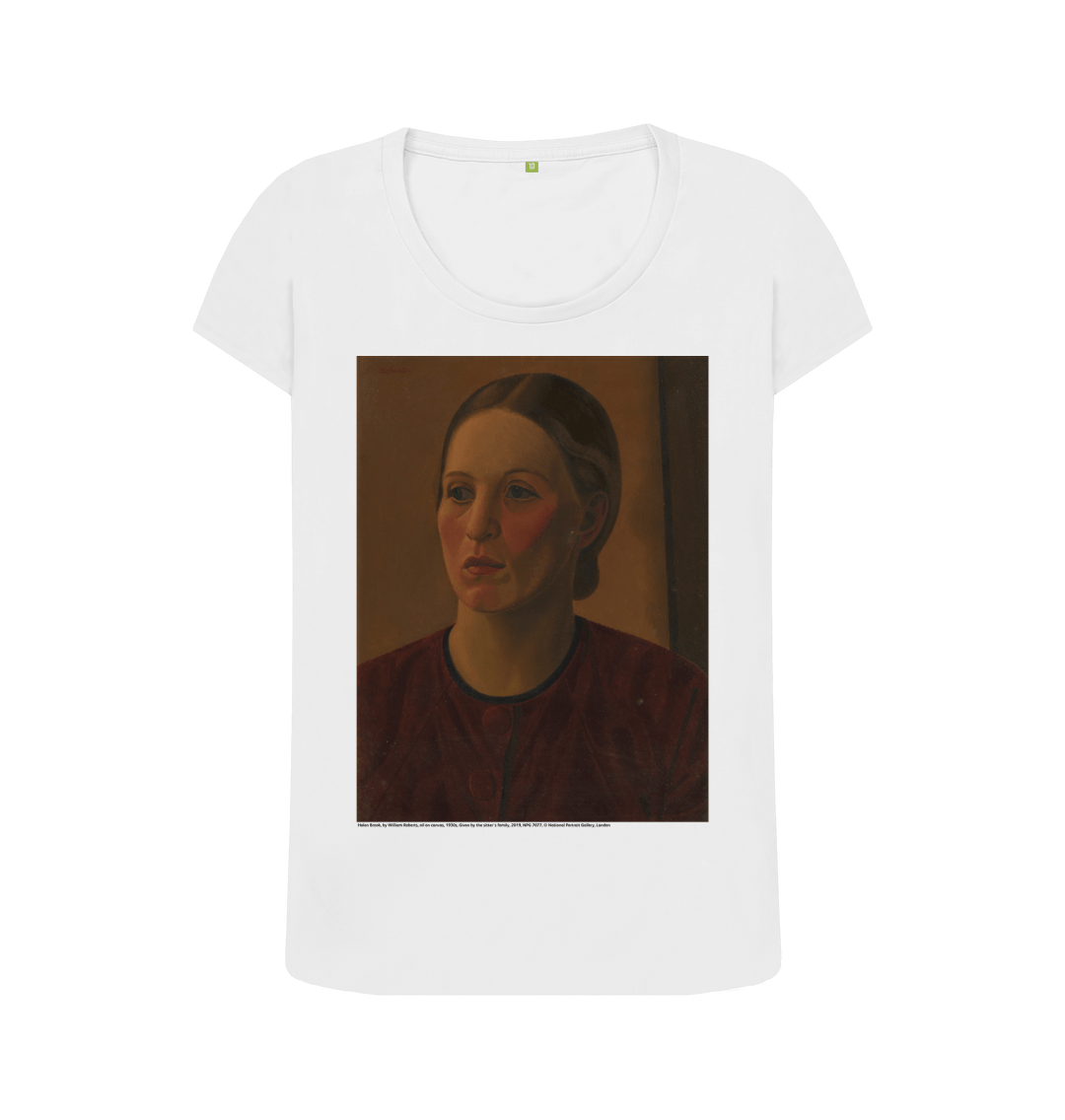 White printed t shirt front