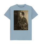 Stone Blue Printed T-shirt Front