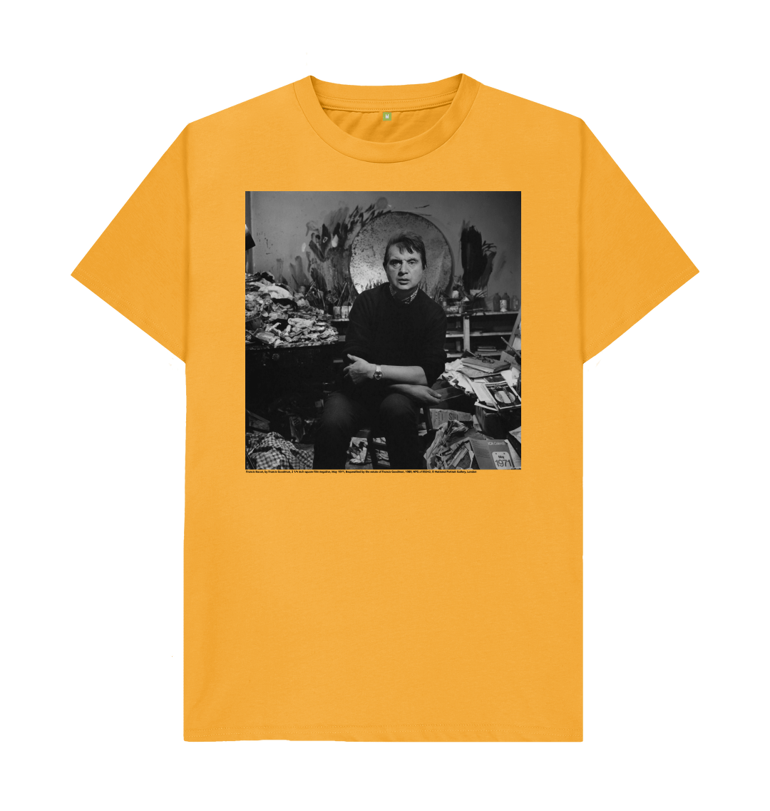 Mustard printed t shirt front