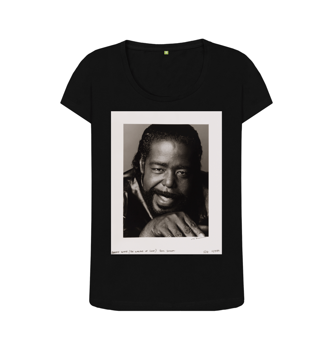 Black printed t shirt front