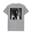 Athletic Grey Printed T-shirt Front