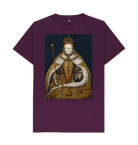 Purple Printed T-shirt Front