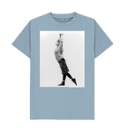 Stone Blue Printed T-shirt Front