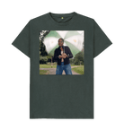 Dark Grey Printed T-shirt Front