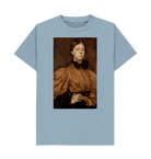 Stone Blue Printed T-shirt Front