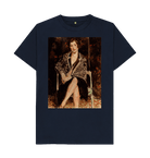 Navy Blue Printed T-shirt Front