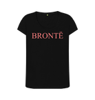 Black Printed T-shirt Front