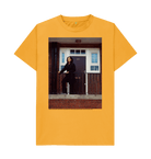 Mustard Printed T-shirt Front