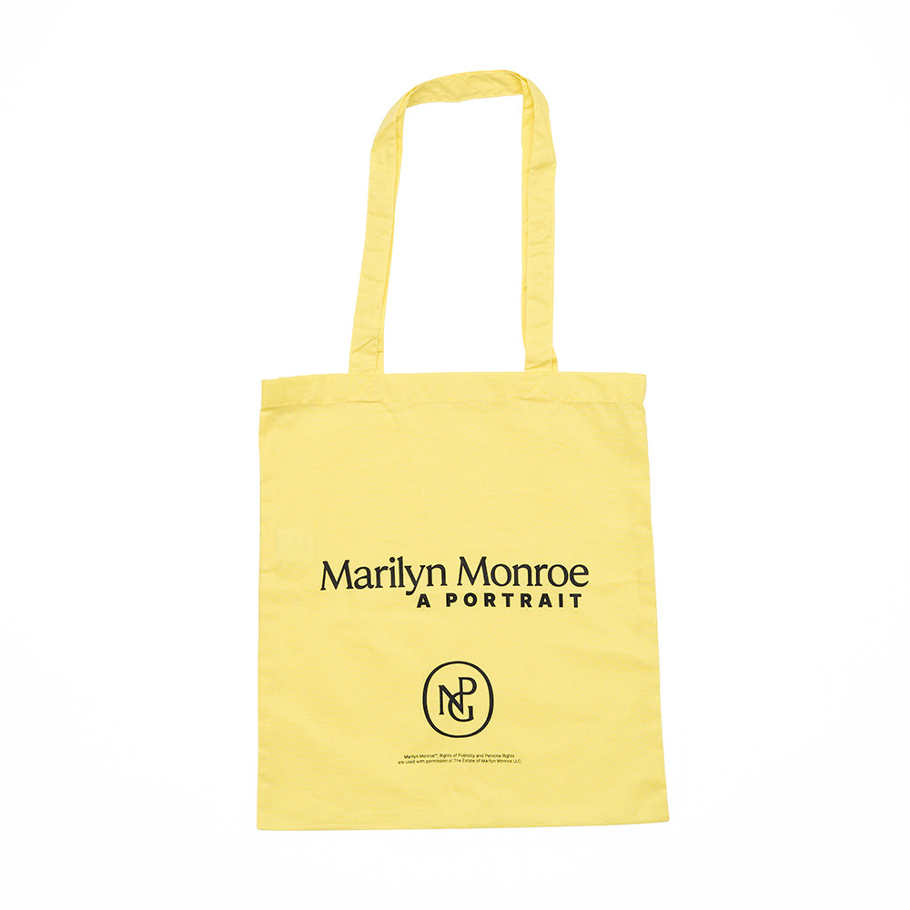 Marilyn monroe yellow tote bag