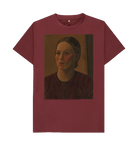 Red Wine Printed T-shirt Front