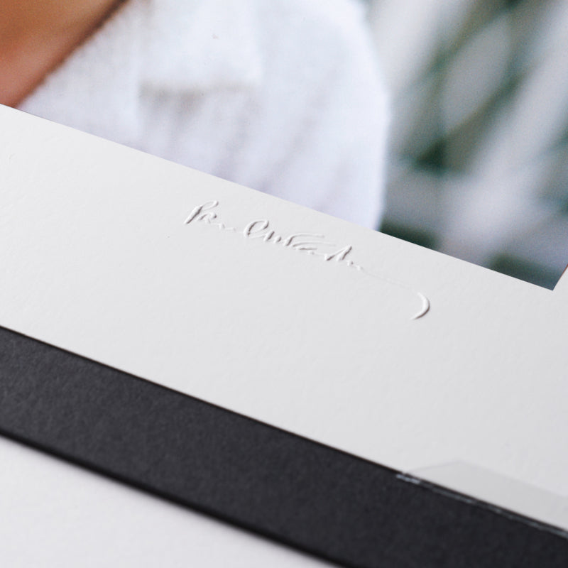 Mccartney embossed signature lennon