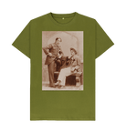 Moss Green Printed T-shirt Front