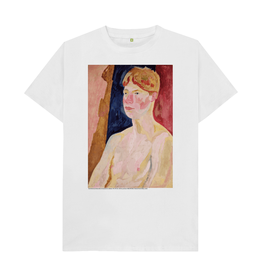 White printed t shirt front
