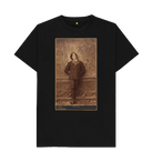 Black Printed T-shirt Front