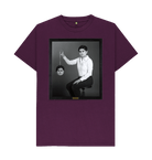 Purple Printed T-shirt Front
